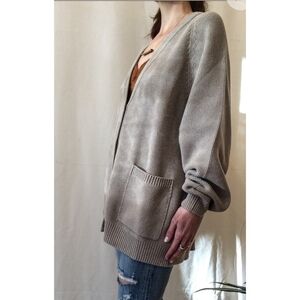 Kowtow Last Days Slouch Knitted Cardigan 100% Organic Cotton size Small